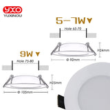 Dimmable Waterproof LED Recessed Downlight 5W 7W 9W LED Spot Light Ceiling Lamp Home Lighting AC 110V 220V For For Bathroom lamp