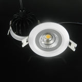 Dimmable COB LED Ceiling down Light round Recessed Led Downlight IP65 Waterproof 5w 7w 9w 12w  AC220-265V home decor lighting