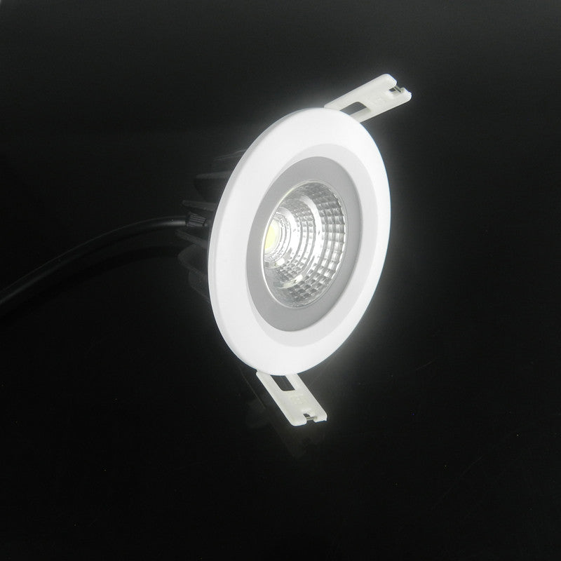 Dimmable COB LED Ceiling down Light round Recessed Led Downlight IP65 Waterproof 5w 7w 9w 12w  AC220-265V home decor lighting
