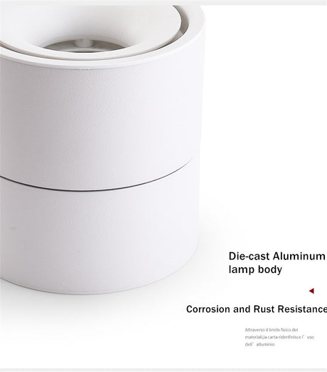 Led Downlight Surface Mounted indoor Led Ceiling Lamp 360° Rotatable And Foldable Led Spot Lighting 7W 10W 12W 15W AC110V 220V