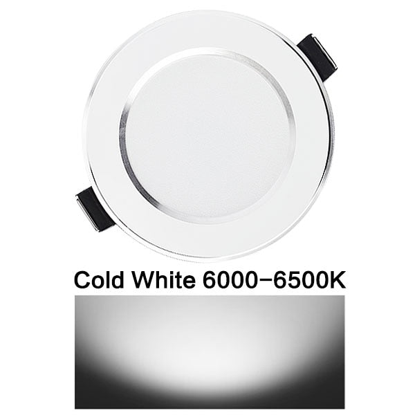 LED Downlight Natural Color Recessed Kitchen Bathroom Lamp 220V 230V 5W 7W 9W 12W LED Down Lights Warm Cool White