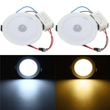 LED Downlight Light 7W E27 PIR Motion Sensor 5730 SMD LED Light StepPath Lamp AC 85-265V