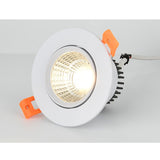 White Black LED COB Spotlight Ceiling lamp AC85-265V 3W 5W 7W 9W 12W 15W Aluminum recessed downlights round led panel light Spot