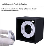 DBF Angle Adjust Square LED Surface Mount Downlight with Replaceable LED Lamp 7W 9W 12W LED Spot Light for Living room Bedroom