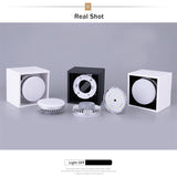 DBF Angle Adjust Square LED Surface Mount Downlight with Replaceable LED Lamp 7W 9W 12W LED Spot Light for Living room Bedroom