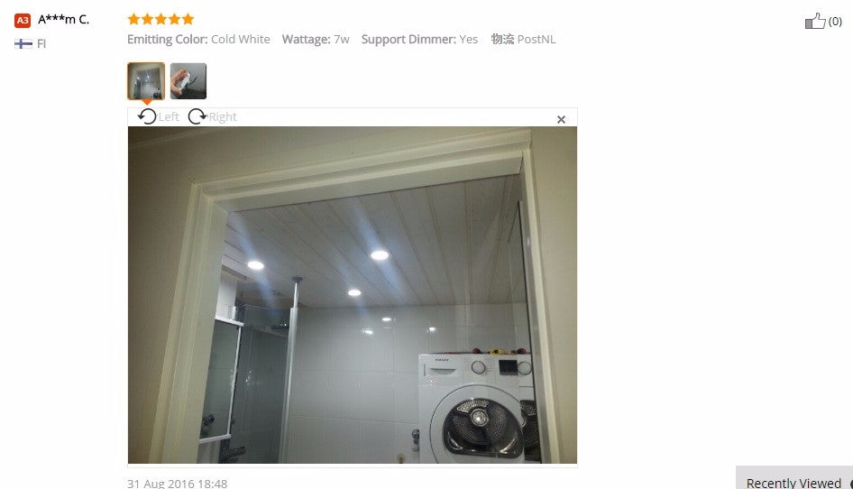 Dimmable Led Downlights 5W 7W 9W 12W 110V 220V Waterproof LED Ceiling Downlight Lamps Led Ceiling Lamp Home Indoor Lighting