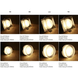 DBF Crystal Embedded in Downlight Square/Round 1W 3W 5W 7W LED Ceiling Recessed Spot Light for Home Decoration Kitchen Lighting