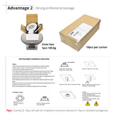 LED Downlight 9W 12W 15W Dimmable Warm White Nature White Pure White Recessed LED Lamp Spot Light AC85-265V