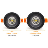 IP65 Led Ceiling Light Waterproof Led Square/Round Down Light 7W 12W 15W AC110V 220V Led Spot Lamp For Indoor Bathroom Bedroom