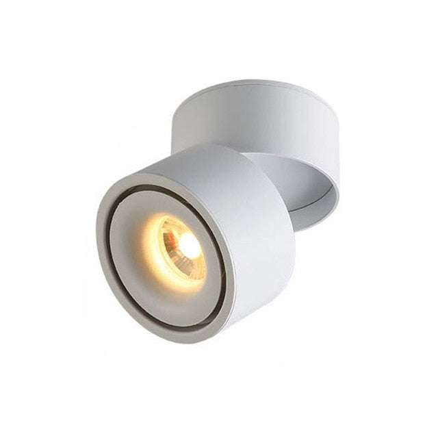 Foldable 360-degree rotating surface mounted LED downlight ceiling light AC85-265V 5W 7W 10W 12W LED ceiling spotlight dimmable