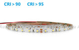 LED Strip light 3528 60LEDs/m CRI95 CRI90 IP20,DC12V/24V 300LEDs/Reel,5meter/Reel Non-waterproof for indoor living room bedroom hotel