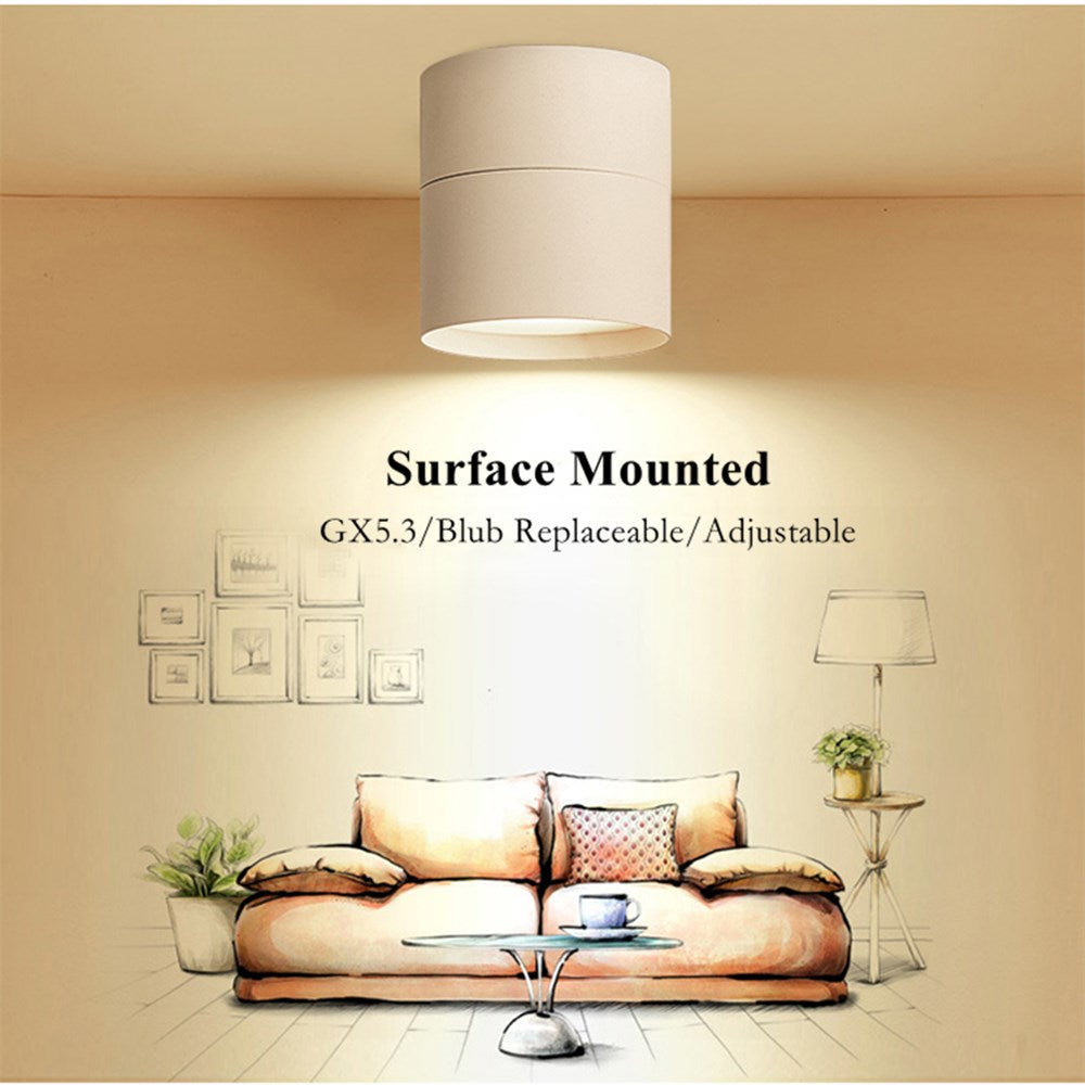 Downlight Lighting Led Ceiling Lamp GX5.3 BUlb Replaceable 7W 9W 12W Spot Led Angle Adjustable For Living Room Bedroom Kitchen