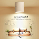 Downlight Lighting Led Ceiling Lamp GX5.3 BUlb Replaceable 7W 9W 12W Spot Led Angle Adjustable For Living Room Bedroom Kitchen