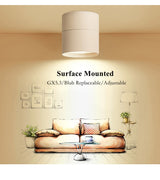 Downlight Lighting Led Ceiling Lamp GX5.3 BUlb Replaceable 7W 9W 12W Spot Led Angle Adjustable For Living Room Bedroom Kitchen