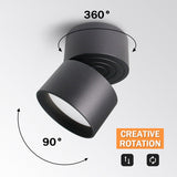 Downlight Lighting Led Ceiling Lamp GX5.3 BUlb Replaceable 7W 9W 12W Spot Led Angle Adjustable For Living Room Bedroom Kitchen