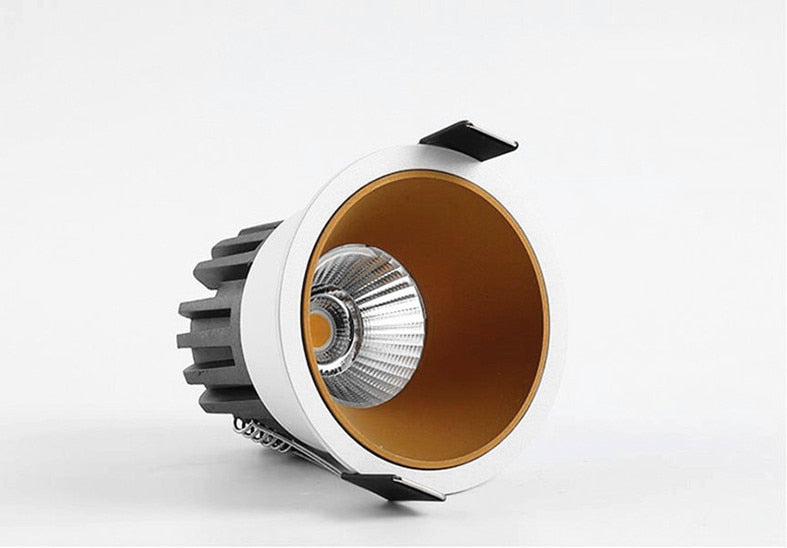 Super Bright Recessed Dimmable LED Downlight COB 7W 10W 12W Warm White Nature White Cold White Recessed LED Lamp Spot Light