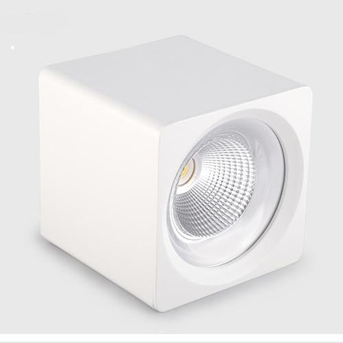 Square dimmable COB LED downlight 7W 9W 12W 15W 20W 25W LED ceiling spotlight AC85-265V LED surface light indoor lighting