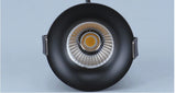 Super Bright Recessed LED Downlight COB Dimmable 7W 9W 12W LED Ceiling Spot Lights AC110-220V LED Ceiling Lamp with 3 colors