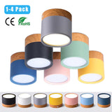 LED Downlight 7W/15W LED Ceiling Light Macaron Style Modern Colour Led Ceiling Lights Home Lighting Lamps Fixtures Lampshade D30