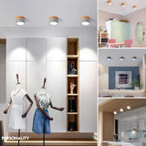 LED Downlight 7W/15W LED Ceiling Light Macaron Style Modern Colour Led Ceiling Lights Home Lighting Lamps Fixtures Lampshade D30