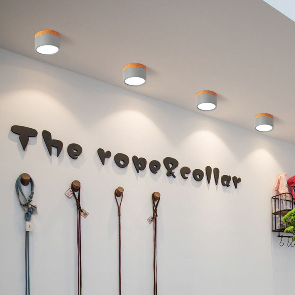 LED Downlight 7W/15W LED Ceiling Light Macaron Style Modern Colour Led Ceiling Lights Home Lighting Lamps Fixtures Lampshade D30