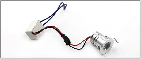  IP44 Waterproof Mini 3W Spot LED Downlight Silvery 110V-220V Bathroom Ceiling Recessed 27mm Outdoor Proof Balcony Lamp