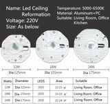 Ceiling Light Source Module 2017 AC 220V LED Home Star baby room dining room kid living bathroom upgrade New Style 12W 18W 24W
