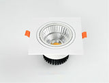 Recessed Square Dimmable LED Downlights 7W 9W 12W COB LED Ceiling Lamp AC85-265V Warm/Cold White LED Spot Lights Indoor Lighting