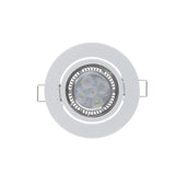 White Round GU10 Surface Mounting Aluminum Frame For Led Fixtures Downlight MR16 Fitting Mounting Ceiling Spot Lights Frame