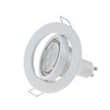 White Round GU10 Surface Mounting Aluminum Frame For Led Fixtures Downlight MR16 Fitting Mounting Ceiling Spot Lights Frame