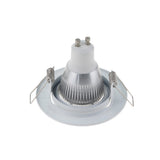 White Round GU10 Surface Mounting Aluminum Frame For Led Fixtures Downlight MR16 Fitting Mounting Ceiling Spot Lights Frame