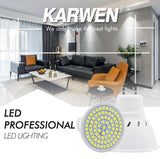 KARWEN Lampada LED Lamp bulb GU10 MR16 6W LED spotlight E27 E14 220V LED Downlight 48 60 80L Lampara LED light bulb for Bedroom