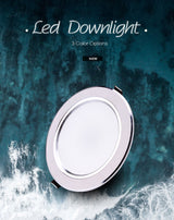 LED Downlight 3W 5W 7W 9W 12W 15W Round Recessed Lamp 220V 230V 240V 110V Home Decor Bedroom Kitchen Indoor Spot Lighting