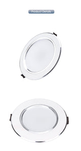LED Downlight 3W 5W 7W 9W 12W 15W Round Recessed Lamp 220V 230V 240V 110V Home Decor Bedroom Kitchen Indoor Spot Lighting