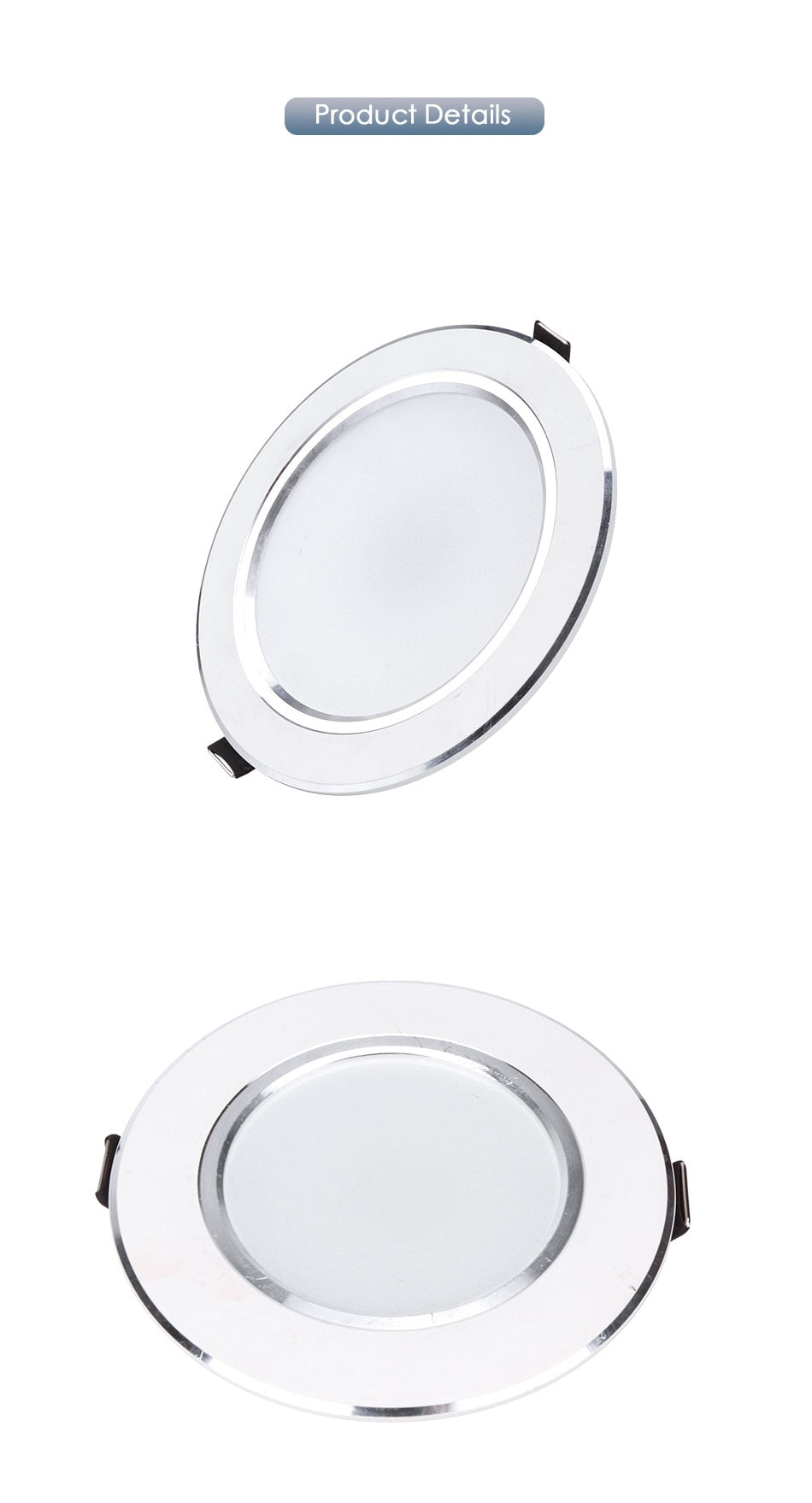 LED Downlight 3W 5W 7W 9W 12W 15W Round Recessed Lamp 220V 230V 240V 110V Home Decor Bedroom Kitchen Indoor Spot Lighting