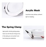 LED Downlight 3W 5W 7W 9W 12W 15W Round Recessed Lamp 220V 230V 240V 110V Home Decor Bedroom Kitchen Indoor Spot Lighting