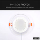 Light guide LED Downlight 3W 5W 7W 9W 12W 15W 18W Acrylic Panel Lights Ceiling Recessed Lamps High Brightness