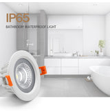 LED IP65 Downlight COB Downlight Recessed Led Ceiling Lamp 5W 7W 12W Led Spot Lamp Bathroom Balcony Toilet Waterproof Lighting