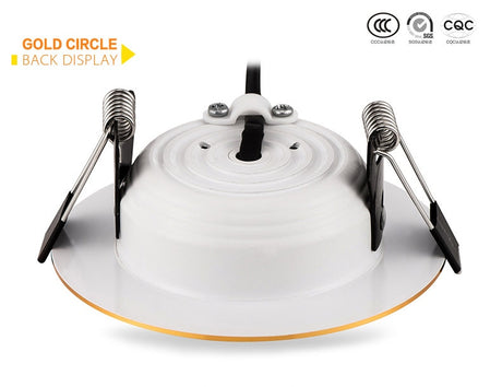 LED Downlight 10pcs/pack led downlight 3w 5w 7w 9w 12w 15w 18w ceiling recessed gold downlights high quality round panel light