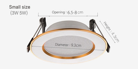 LED Downlight 10pcs/pack led downlight 3w 5w 7w 9w 12w 15w 18w ceiling recessed gold downlights high quality round panel light