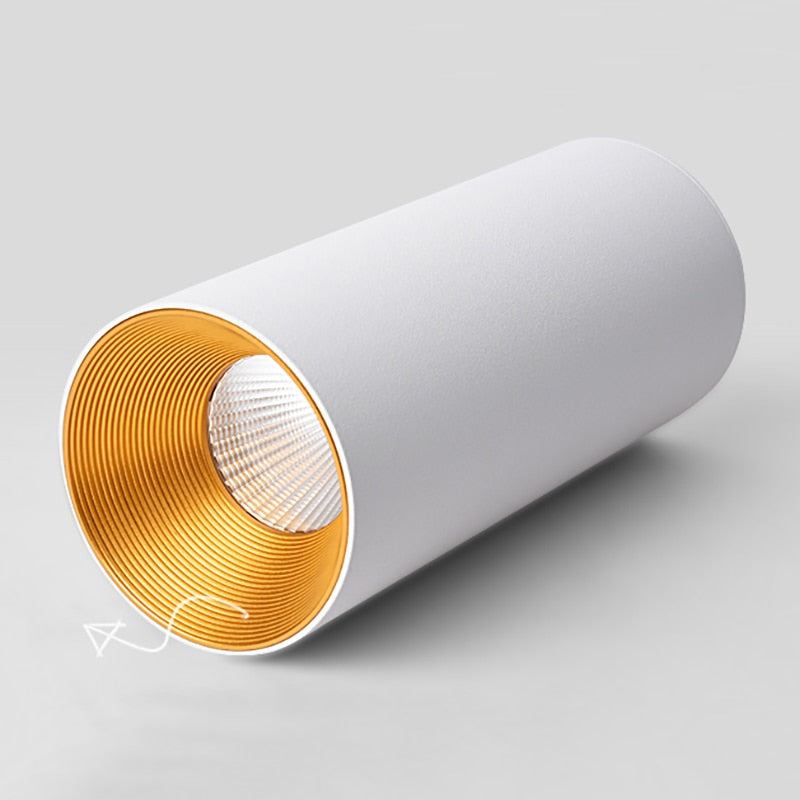  LED Downlights Surface Mounted Tube Ceiling Lamp 7W 12W COB Spotlight Downlighters 110V 220V Light Fixtures