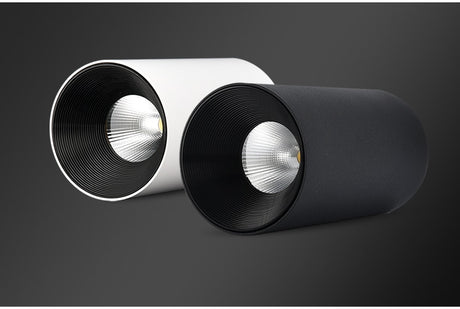  LED Downlights Surface Mounted Tube Ceiling Lamp 7W 12W COB Spotlight Downlighters 110V 220V Light Fixtures