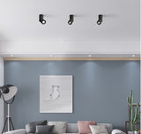 Dimmable Rotating LED Downlights 10W/15W/20W COB LED Ceiling Spot Lights AC110-220V LED Wall Lamp Warm Cold White Indoor Lighting