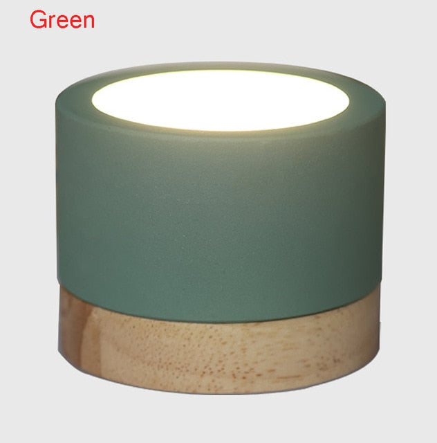 LED Downlight Wood Ceiling Lamp Surface Mounted 5w Lamps Lighting Fixtures living Room Down lights Simple Nordic Iron for Aisle