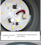 LED Downlight Wood Ceiling Lamp Surface Mounted 5w Lamps Lighting Fixtures living Room Down lights Simple Nordic Iron for Aisle