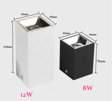 Dimmable LED Surface Mount Ceiling light down light 8W 12W No opening Downlight LED Spotlight decoration Ceiling lamp AC110V220V