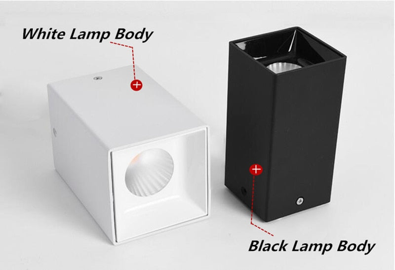 Dimmable LED Surface Mount Ceiling light down light 8W 12W No opening Downlight LED Spotlight decoration Ceiling lamp AC110V220V