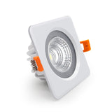 DBF Black/White IP65 Waterproof Recessed LED COB Downlight SMD5730 5W 7W 12W 15W Spot Light Bathroom Ceiling Lamp AC 110V/220V