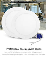 Ultrathin LED Downlight LED Round Panel Light 3W 6W 9W 12W 15W 18W Led Ceiling Recessed Grid Downlight  Lamp Lighting 110V 220V