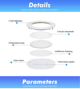 Ultrathin LED Downlight LED Round Panel Light 3W 6W 9W 12W 15W 18W Led Ceiling Recessed Grid Downlight  Lamp Lighting 110V 220V